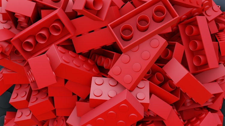 A pile of legos
